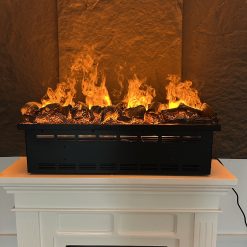 Multicolor Water Vapor Fireplace with logset